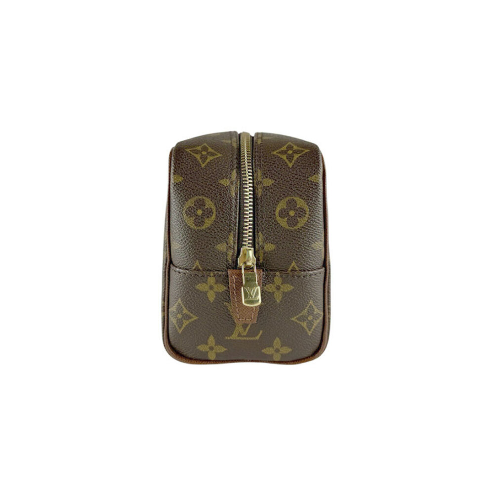 LOUIS VUITTON Authentic Brown Monogram Canvas Pouch - Picture 2 of 13
